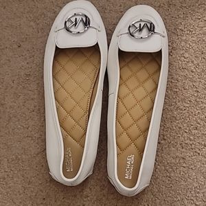 Women MK Michael Kors Fulton Moc Slip On Moccassin Leather